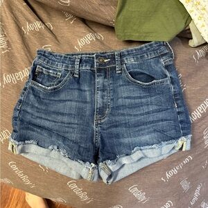 KanCan Dark Blue Jean Shorts